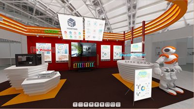 VR Experience—on the Airmesse Cloud-Based Exhibition Center