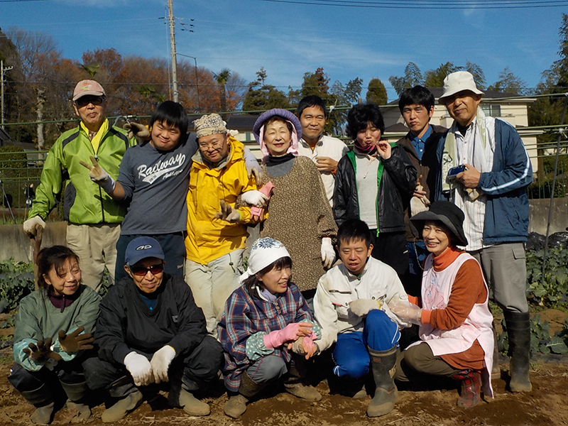 社会福祉法人「はぐるまの会」 「社会福祉法人はぐるまの会」の会員のみなさんが作った農産物の販売