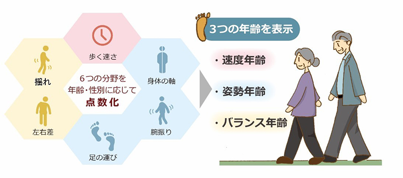 NEC 歩行姿勢測定システム
