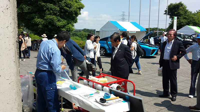株式会社オスモ 飲み水製造デモ