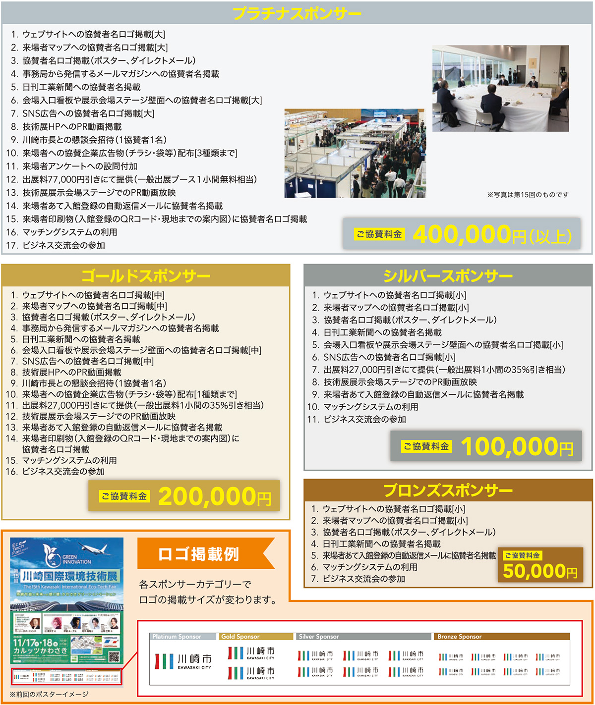 協賛プランのご紹介